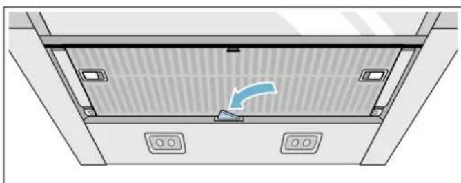 GAGGENAU AF200160 - Rimuovere il filtro metallico per grassi - 1