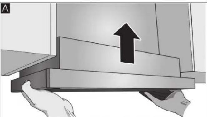 GAGGENAU AF210191 - Sliding the appliance up into place - 1