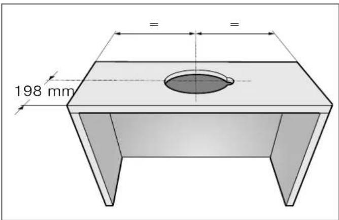 GAGGENAU AF210191 - Appliance dimensions and safety clearances - 1