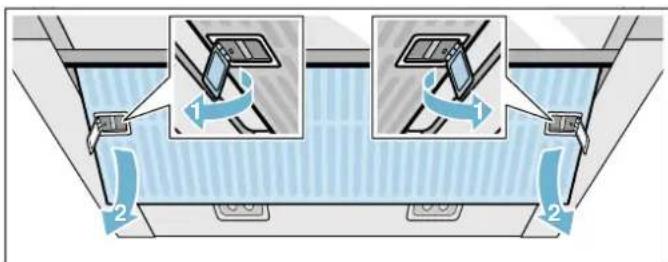 GAGGENAU AF210191 - Desmontar o filtro metálico de gorduras - 2
