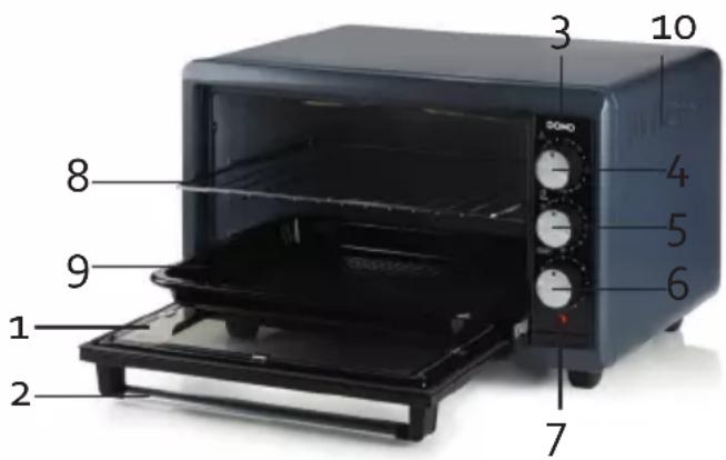 DOMO DO518GO - COMPONENTI - 1