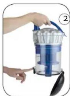 DOMO DO7290S - VYPRAZDNENI A CISTENI ZASOBNIKU PRACHU - 2