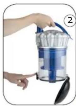 DOMO DO7290S - STOFRESERVOIR LEEGMAKEN EN REINIGEN - 2