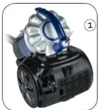 DOMO DO7290S - VYPRAZDNENI A CISTENI ZASOBNIKU PRACHU - 1