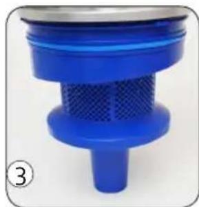 DOMO DO7290S - VIDER ET NETTOYER LE RÉSERVOIR À POUSSIÈRE - 5