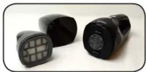 DOMO DO213SV - Limpiar el deposito de polvo: - 2