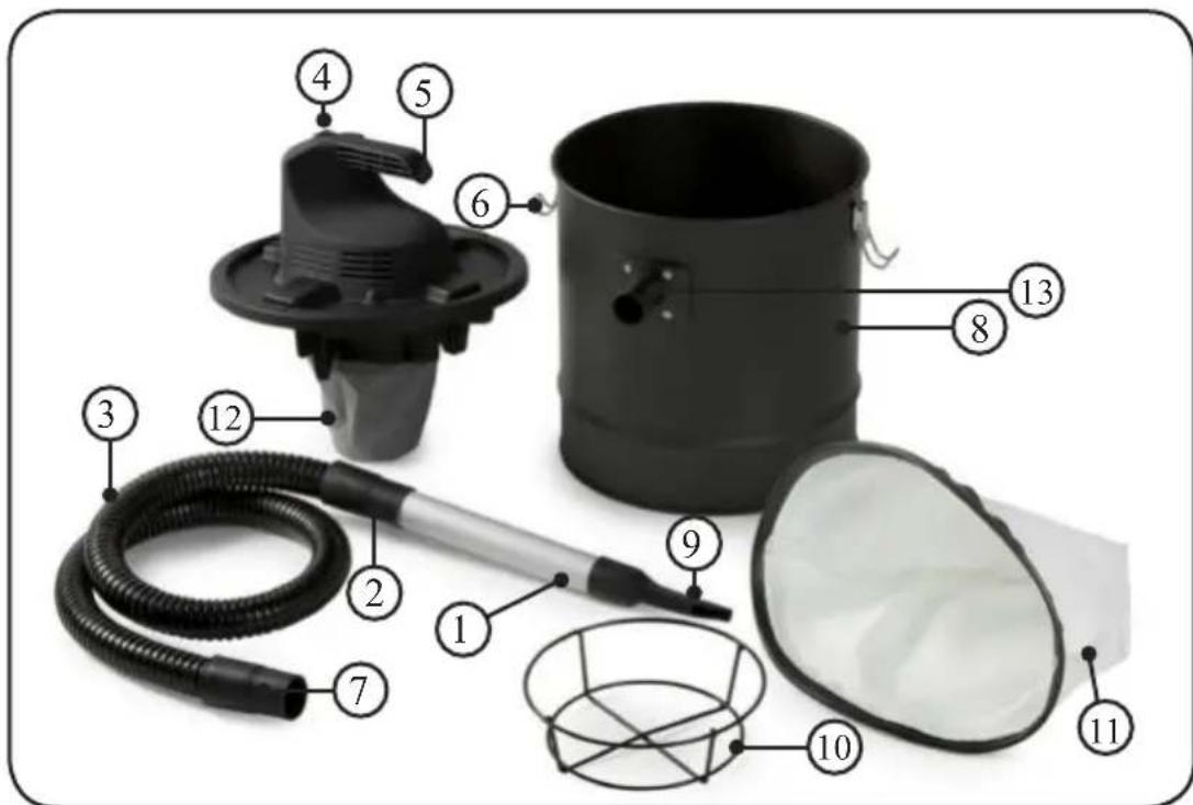 DOMO DO232AZ - COMPONENTES - 1