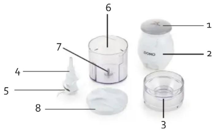 DOMO DO9191MC - MIXING CUP 500 ML - 1