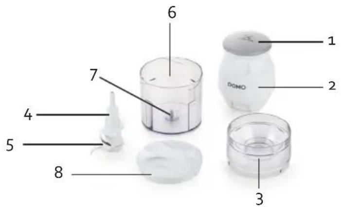 DOMO DO9191MC - MIXBEHÄLTER 500 ML - 1