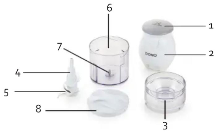 DOMO DO9191MC - MENGBEKER 500 ML - 1