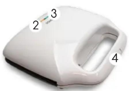 DOMO DO9133W - DESCRIPTION DES ELEMENTS - 2