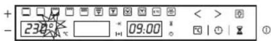 + - 230° 09:00
