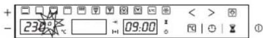 + - 230° 09:00