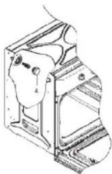Meireles MF 7400 X - Replacing the oven light bulb - 1