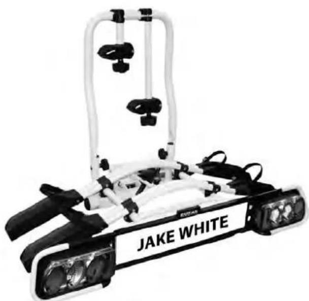Eufab Jake White - Fahrtradträger für die Anhängerkupplung - 2