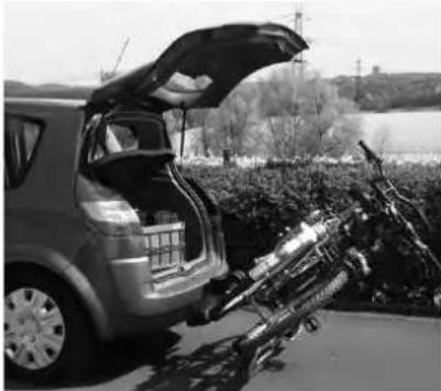 Eufab Jake White - Het kantelen van de fietsdrager - 1