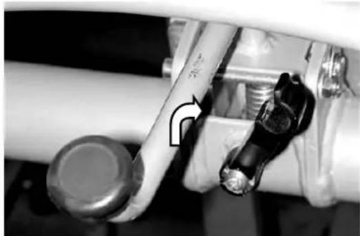 Eufab Jake Black - Folding down the cycle rack - 2