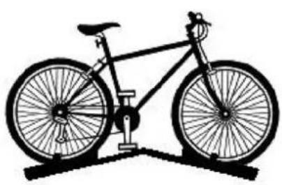 Eufab Jake Black - Montaggio della bicyclicta sul portabiciclette - 1