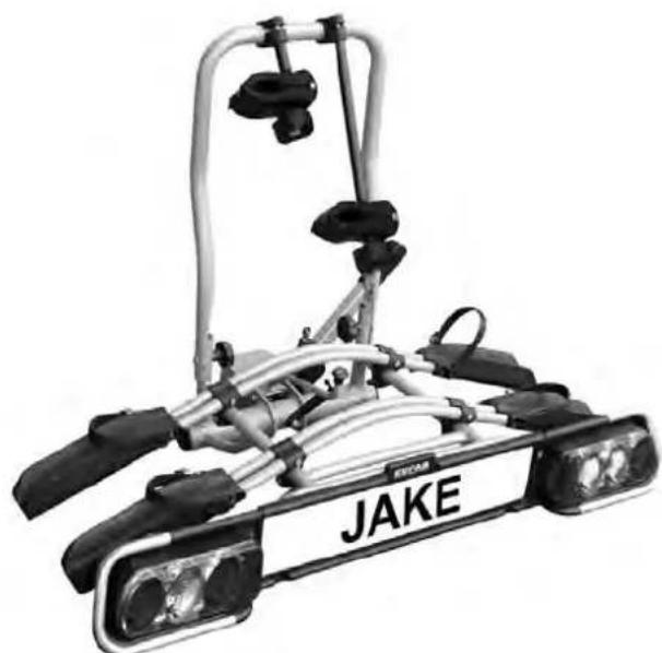 Eufab Jake Black - Fahrtradträger für die Anhängerkupplung - 1