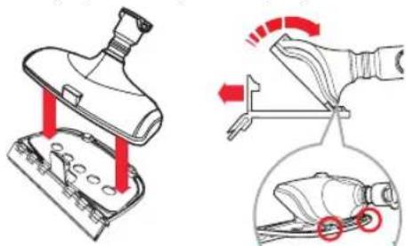 TAURUS 948030 - List of attachments for use on the handheld steamer: - 3
