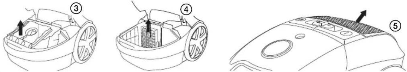 ECG VP 3120 S - WARTUNG UND REINIGUNG - 1