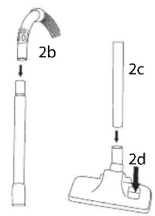 ECG VP 3120 S - UTILIZZARE L'ASPIRAPOLVERE - 3