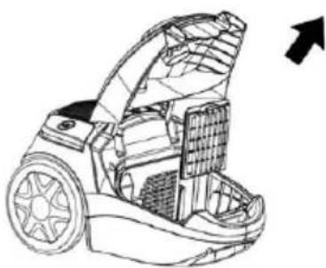ECG VP 3143 S - A motor elótti szúró tisztitása - 1