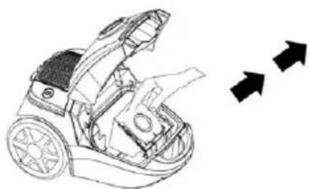 ECG VP 3143 S - A porzsák cseréje - 2