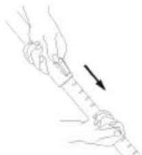 ECG VP 3143 S - Sestavení teleskopické trubice a nasazení príslušenství - 2