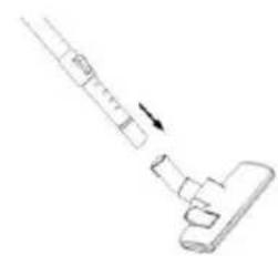 ECG VP 3143 S - Zusammensetzen des Teleskoprohrs und Anbringen von Zubehör - 3