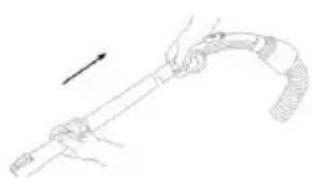 ECG VP 3143 S - Zusammensetzen des Teleskoprohrs und Anbringen von Zubehör - 1