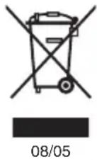 ECG VP 3143 S - Die Entsorgung der verwendeten elektrischen und elektronischen Geräte (gültig in den Mitgliedsländern der EU und weiteren europäischen Ländern mit dem eingeführten System der Abfalltrennung) - 1