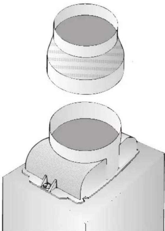 CONSTRUCTA CD67750 - Branchement du conduit d'évacuation 100 mm: - 1