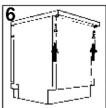 KELVINATOR LS KD 741 G - Fitting panels (some models only) - 2