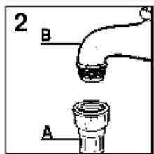 KELVINATOR LS KD 741 G - Wasseranschluß - 2