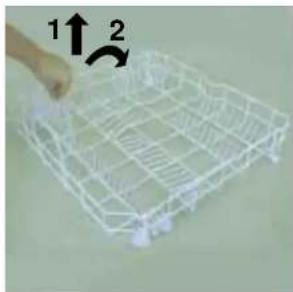 KELVINATOR LS KD 741 G - panier à couverts sans grille centrale - 1