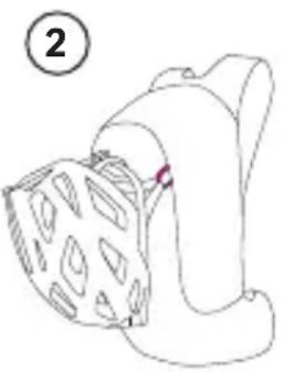 Vaude Clubride II - SUPPORTI PER CASCO - 3