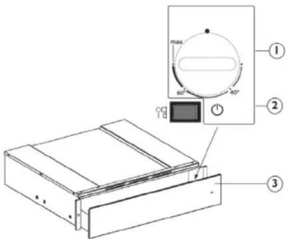 BAUKNECHT WD 142IXL - BESKRIVNING AV KONTROLLPANELEN - 1