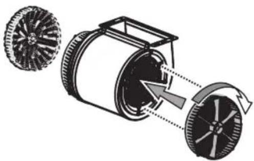 BAUKNECHT DBTR 9190 IXL - Montaje o sustitución del filtró de carbón - 1