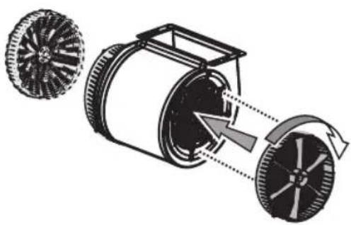 BAUKNECHT DBTR 9190 IXL - Montagem ou substituicao do filtro de carbono - 1