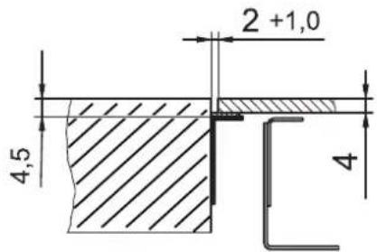 BAUKNECHT CTDI K 940C NE - Making the worktop recess - 2