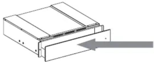 BAUKNECHT WD 180 SW - ANTEs DE UTILIZAR A GAVETA DE AQUECIMENTO - 1
