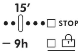 HOOVER HNF 68785S - Témoin de verrouillage de porte (☐) - 1