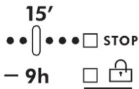 HOOVER HNF 68785S - Cancelar e alterar o programa - 1