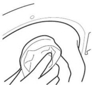 HOOVER HNF 610785S - Limpar a porta de vidro - 1