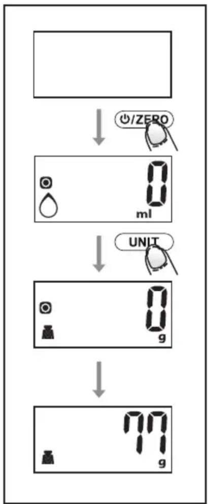 ECG KV 1120 SM - TRYB WAŻENIA - 1