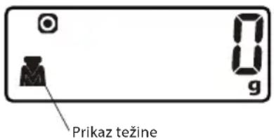 ECG KV 135 S - Prikaz trenutne količine (mleko, voda) - 1
