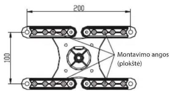 ECG LD 1333 K - - TVadapterio montavimas prie televizoriaus plokstès - 5