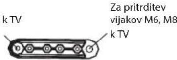 ECG LD 1333 K - - Pritrditev plošće TV adapterja k televizorju - 2