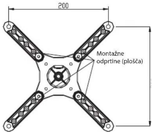 ECG LD 1333 K - - Pritrditev plošće TV adapterja k televizorju - 6
